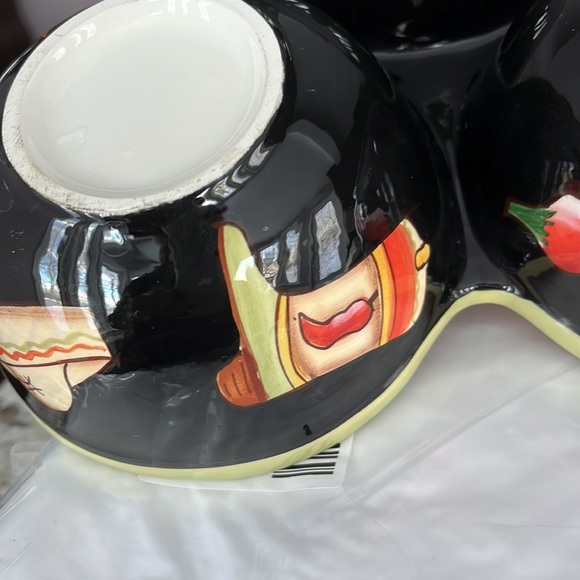 Clay art 3 bowl condiment tray - Picture 6 of 6